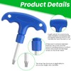 Lusofie Golf Club Wrench Blue Driver Tool, T20 Universal Driver