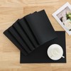 Homaxy Faux Leather Heat Resistant Placemats for Dining Table Set