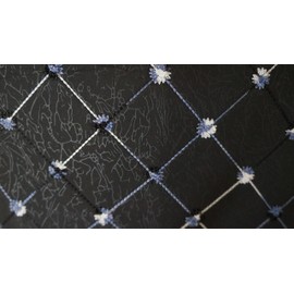 Boom Goldbloom Sham/Throw Pillow Cover in Lattice Pattern. Black