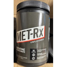 MET-Rx Lot 6 Met-Rx Creatine Monohydrate Powder, Unflavored (14.1 oz) BB 6/25 Case Pack