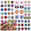 XIYONALI 120PCS Devil Eyes 3D Nail Charms for Acrylic Nails,Multiple