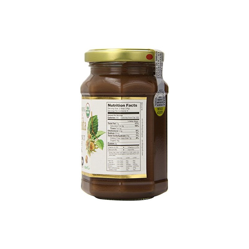 Rigoni Di Asiago Nocciolata Hazelnut Spread, Cocoa and Milk, 9.52