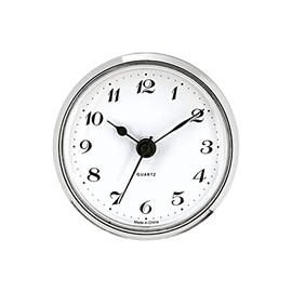 Pocket Movement, Quartz, White Dial, Acrylic Glass, Metal Case, Pear Hands