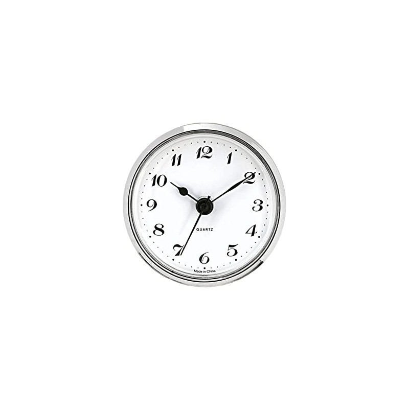 Pocket Movement, Quartz, White Dial, Acrylic Glass, Metal Case, Pear
