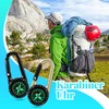 Compass with Carabiner Hook, Pack of 2 Compass Carabiner Mini