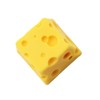 Resin Keycap Lovely Cheese Style Hand Painted Exquisite Details Durable
