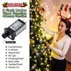Quntis Luces Arbol Navidad con Temporizador, 6.6FT x 10 Líneas