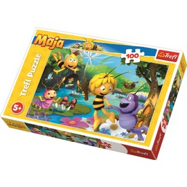 Trefl TR16361 Biene Maja und Freunde, Maya the Bee 100 Teile, für Kinder ab 5 Jahren Puzzle, Farbig