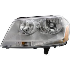 For Dodge Avenger Headlight Assembly 2012 2013 2014 Driver Side w/Bulbs DOT Certified Replacement for CH2502182 (Vehicle Trim: SE)