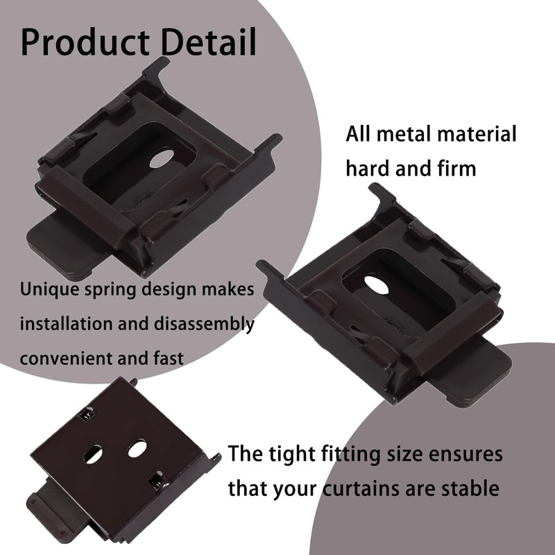 YCUHEN coolaroo Replacement Parts - Outside Mounted Blinds Curtain Rod