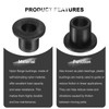 sourcing map 12pcs Flanged Sleeve Bearings Plastic Bushings ID 10.2mm