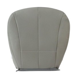 NLQR Front Driver or Passenger Side Bottom Replacement Perforated Seat Covers Microfiber Leather Compatible with Subaru Forester 2009 2010 2011 2012 2013 Gray
