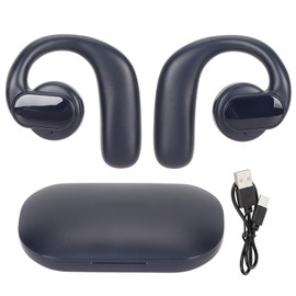 Open Ear Earbuds Bluetooth 5.3 Wireless Earbuds Noise Reduction 48 Hours Playing Time Earbuds for Sports Outdoors Blue