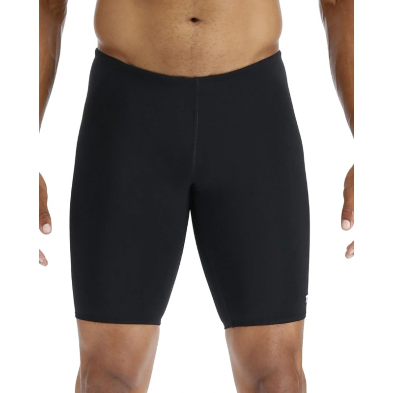 TYR Durafast Elite Pantaloneta de Natación para Hombre, Negro, 36