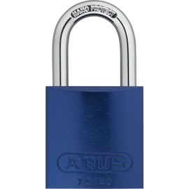 Lockout Padlock, KD, Blue, 1/4 In. Dia.
