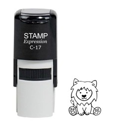 stampexpression - Baby Lion Self Inking Rubber Stamp - Black Ink (A-60061)