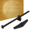 Glass Cutter Tool with 3 Carbide Wheels, Strip and Circular