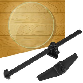 Glass Cutter Tool with 3 Carbide Wheels, Strip and Circular Cutting System for Industrial Supplies, High Practicality, Cutting Thickness 2-8mm, 3-30cm Width, 8-60cm Diameter