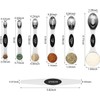 7-Piece Magnetic Measuring Spoons Set – Dual-Sided Stainless Steel, Small