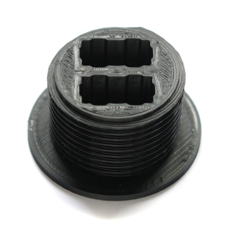 2-Way Threaded Panel Mount Housing for Anderson Powerpole Connector PP15