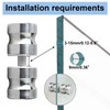 Alise Shower Glass Door Handle,Sliding Shower Doors Knob,Double Side Back-to-Back