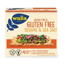 Wasa Crispbread Gluten Free & Lactose Free Sesame & Sea Salt (240g)