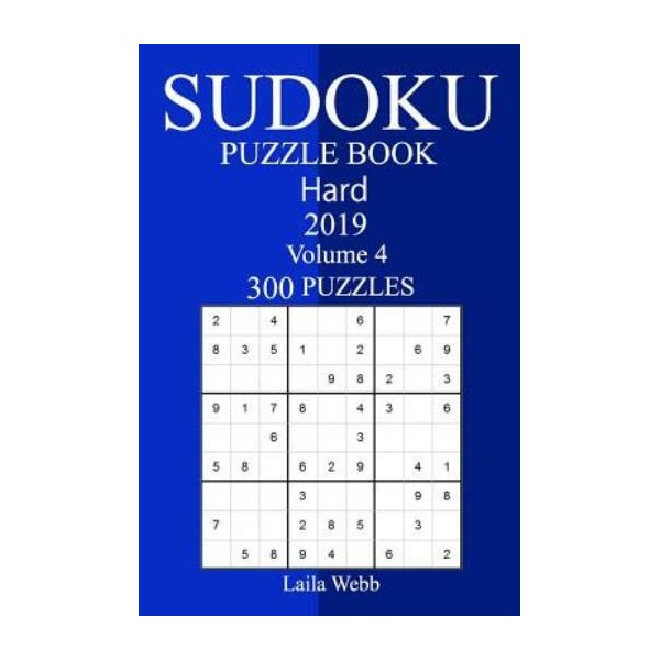 300 Hard Sudoku Puzzle Book 2019