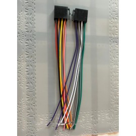 BELVA 7”  2 Din Mechless Stereo Power & Wire Harness for BMV712,BMV62W,