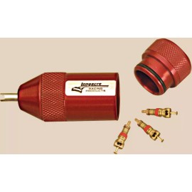 LONGACRE Valve Stem CoreREMOVE Tool Aluminum Knurled Red Anodized LON52-50270