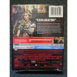 A QUIET PLACE PART II 4K UHD + Bluray + Digital STEELBOOK ***NEW***OOP**