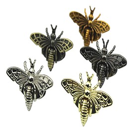 Twist Clasp Metal Bee Shape Clasp Hardware Clip Buckles for Handbag Purse and Shoulder Bag (Light Gold)