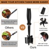 Meat Chopper, Ground Beef Masher with 5 Curve Blade, Non-Stick