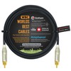 8 Foot - Gotham GAC-4/1 (Black) Star-Quad Center-Channel Subwoofer Cable