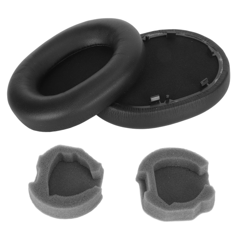 Headphone Ear Pads Protein Leather Noise Insulation Memory Foam Sponge