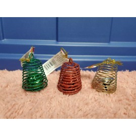 Ashland Tiny Treasures Christmas Ornaments Bell Christmas Tree Ornament Lof Of 3