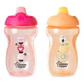Tommee Tippee Vasos Entrenadores Platos Y Cucharas Tommee Tippee Rosa 11pz