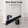 2-Pack Garage Door Brush Seal – CEPIA Black Bottom Sweep
