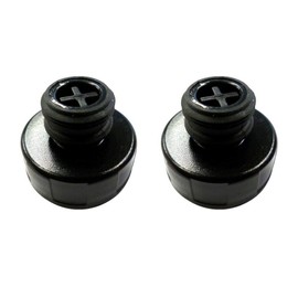 HASMX 2-Pack Vacuum Cleaner Tank Caps for Bissell Powerfresh 1940 Series Steam Mop, Fits Models 1940, 19402, 19408, 19409, 1940A, 1940F, 1940Q, 1940T, 1940W, B0006, Cap and Insert Assembly, Black