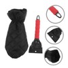 Mobestech 1set Ice Scraper Mitt with Gloves Snow Brush for