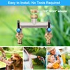 Water Distributor 2 Way, Brass Water Connection Distributor, Extended Handle