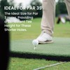 Amy Sport Rubber Golf Tees for Driving Range (Pure White