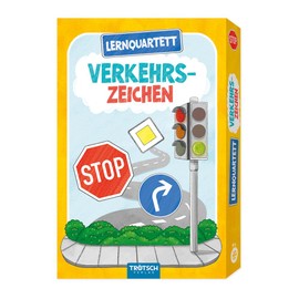 Trötsch Lernquartett Verkehrszeichen: Kartenspiel Gedächtnisspiel Lernspiel
