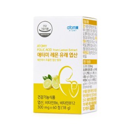 Atomy Lemon-derived Folic Acid (latest, 2-month supply) / 애터미 레몬 유래 엽산 (최신, 2개월분)
