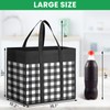 StorMiracle Reusable Grocery Bags 5-Pack, Large Foldable Reusable Shopping Tote