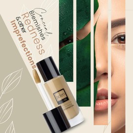 aden Fluid Foundation – 20ml – Sweat & Water Proof Full Coverage Foundation – Long lasting & high-definition – No Fragrance & Sunscreen (05 Honey)