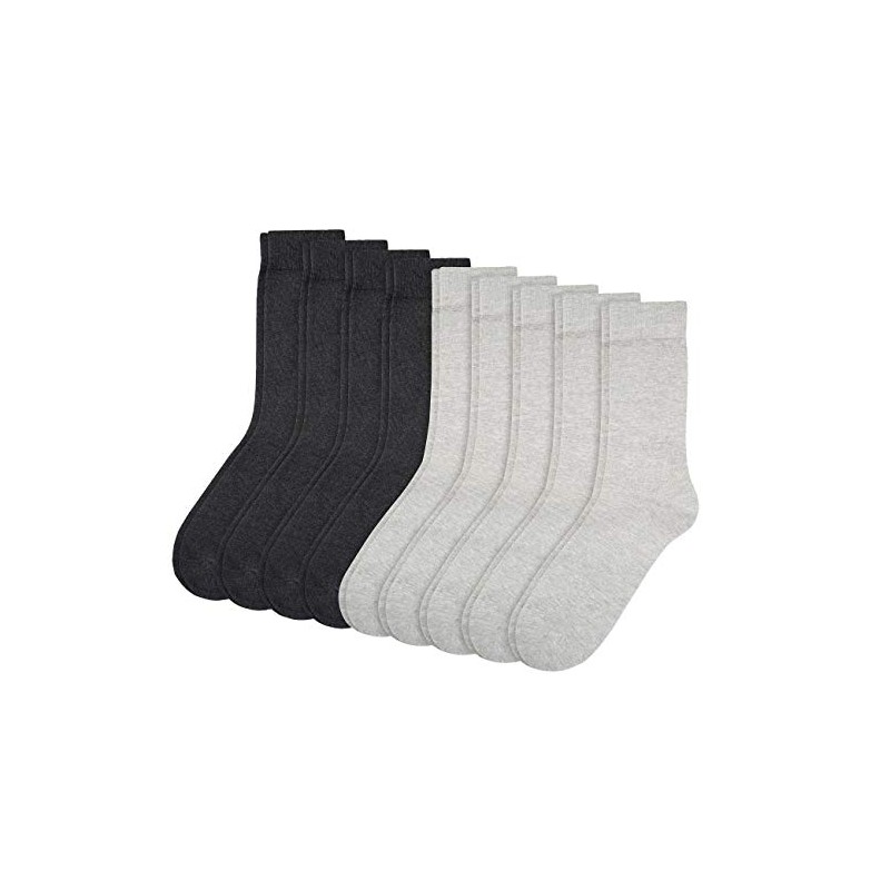 Camano Men's 9106 Socks, Grau (L.Grey Mel. (10) + Anthra
