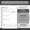 ADHD Daily Planner for Neurodivergent Adults - Productivity Daily Planner
