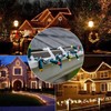 Christmas Light Clips Outdoor Gutter Hang Hooks 120 Pieces Weatherproof
