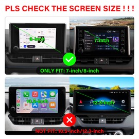 MOCHENT for MagSafe Car Phone Holder for 2019-2025 Toyota RAV4 Accessories, 7/8-Inch Screen Fixed Clip, Magnetic Phone Holder 360° Cell Phone Mount for Toyota RAV4 2025 Accessories