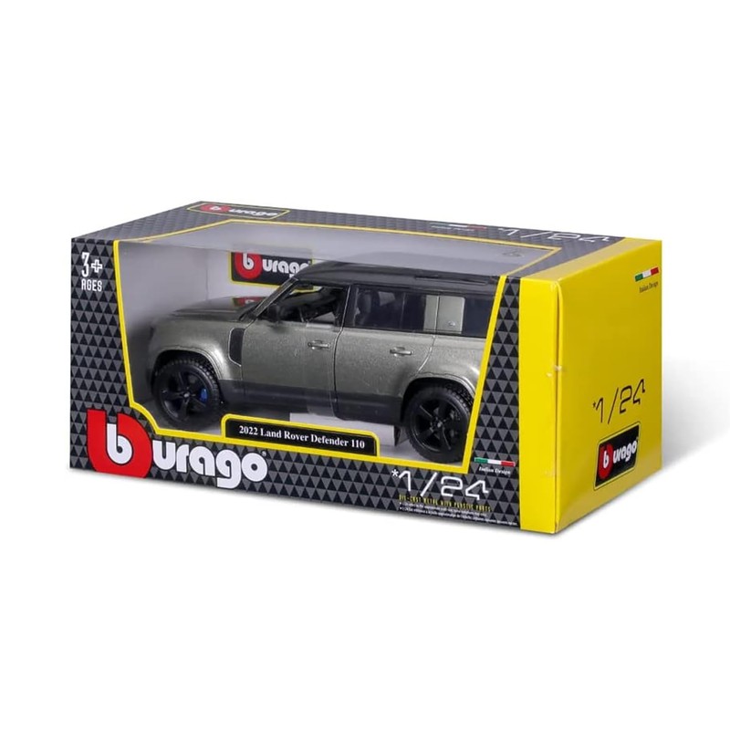 Bburago Land Rover Defender 1:24 Scale Model Car Moving Doors